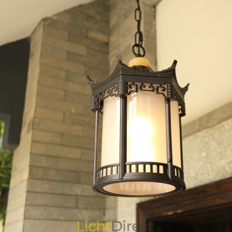 Chinese Buitenlamp Waterdichte Zeshoekige Prieel Hanglamp Chinese Buitenlamp Waterdichte Zeshoekige Prieel Hanglamp