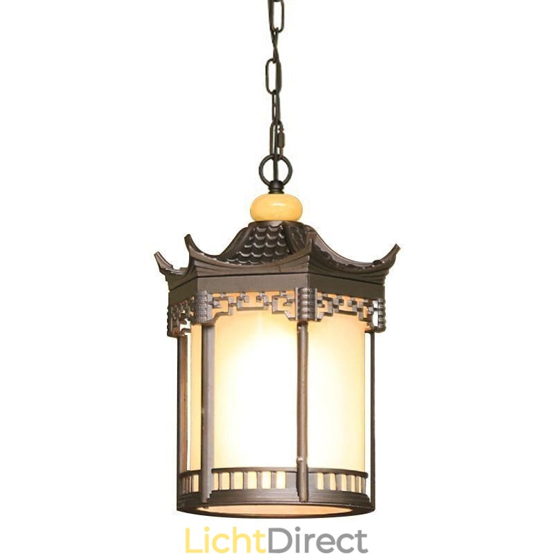 Chinese Buitenlamp Waterdichte Zeshoekige Prieel Hanglamp