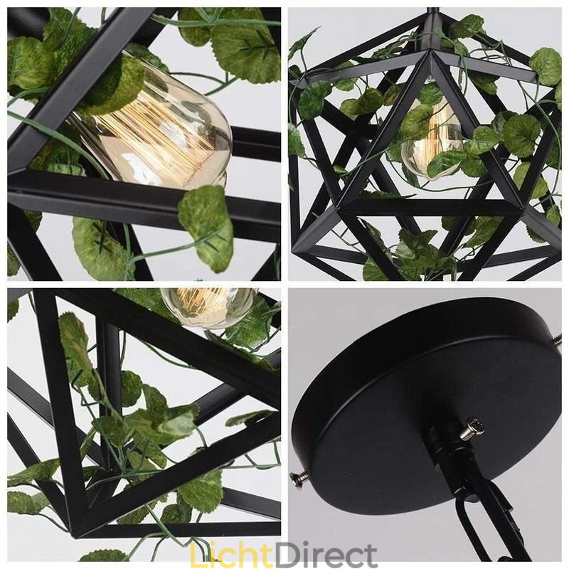 Industriële vintage hanglamp ijzeren vogelkooi hanglamp