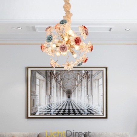 Decoratieve hanglamp moderne kristallen bloemenkroonluchter Decoratieve hanglamp moderne kristallen bloemenkroonluchter