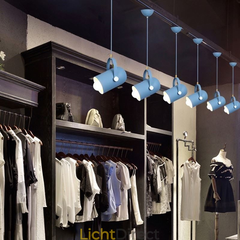 Nordic kleurrijke hanglamp Macaron enkele kop hanglamp