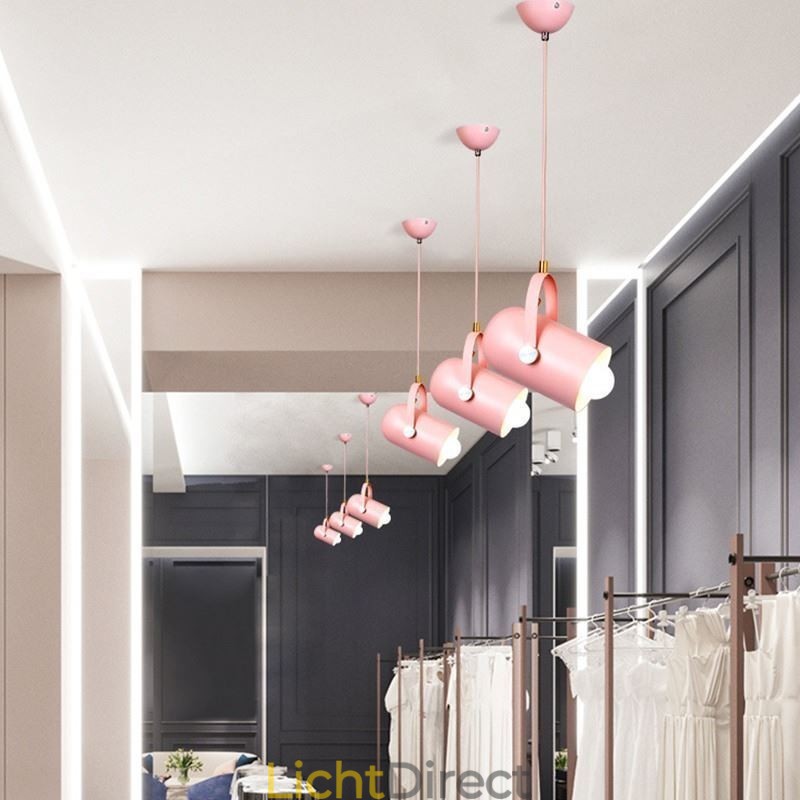 Nordic kleurrijke hanglamp Macaron enkele kop hanglamp