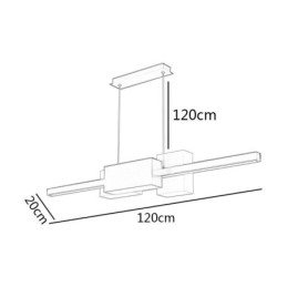 Minimalistische strip hanglamp moderne creatieve hanglamp