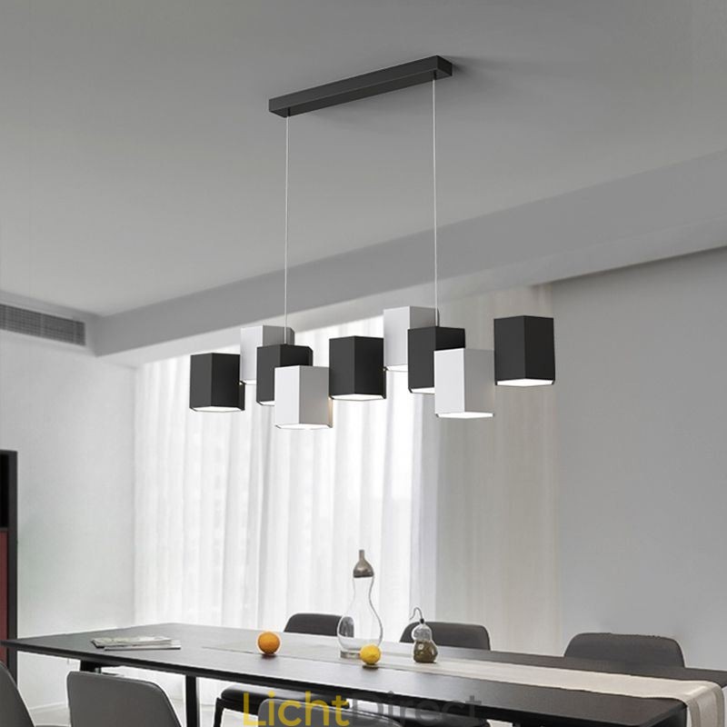 Moderne zeshoekige hanglamp creatieve combinatie hanglamp