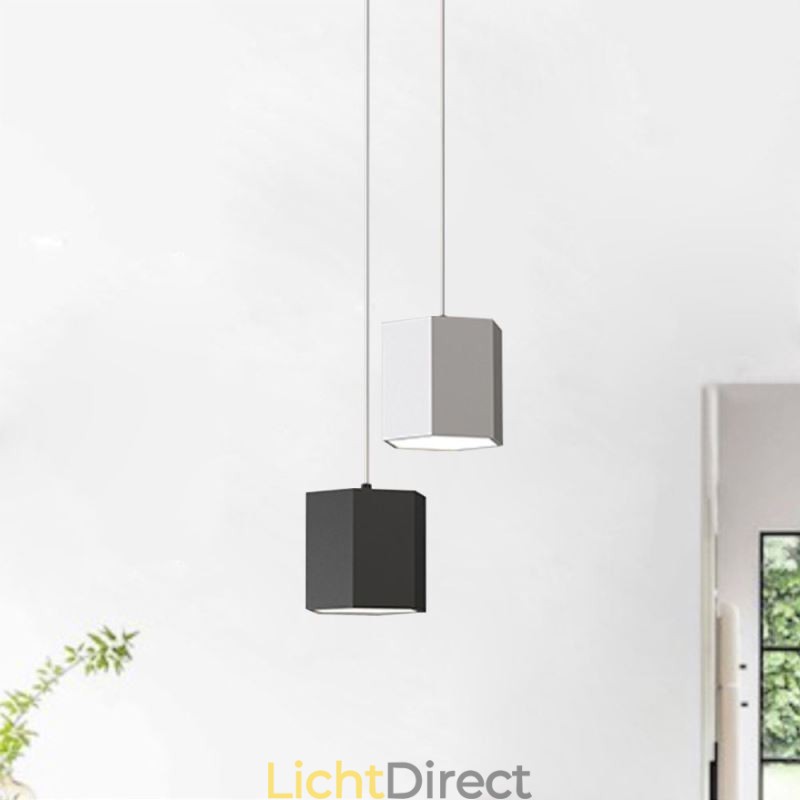 Moderne zeshoekige hanglamp, eenvoudige hanglamp