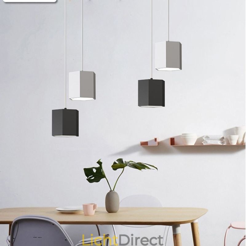Moderne zeshoekige hanglamp, eenvoudige hanglamp