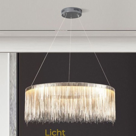 Luxe kwast hanglamp ronde kroonluchter Luxe kwast hanglamp ronde kroonluchter