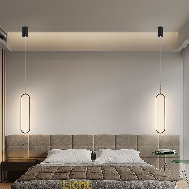 Moderne hanglamp Minimalistische ovale hanglamp