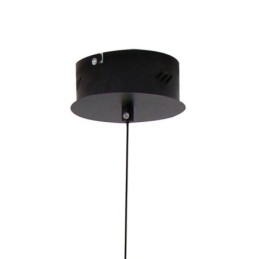 Moderne hanglamp dimbaar zwarte striplamp