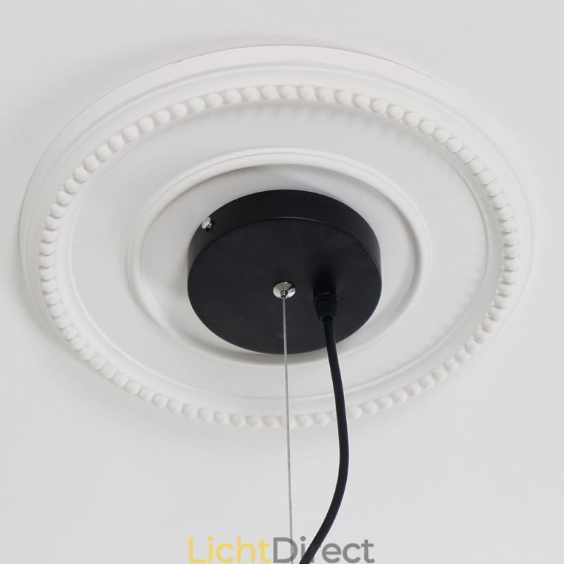 Moderne ijzeren kroonluchter, eenvoudige ijzeren hanglamp