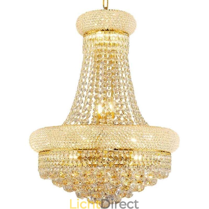 Kroonvormige kroonluchter Luxe kristallen hanglamp
