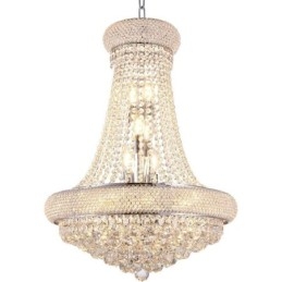 Kroonvormige kroonluchter Luxe kristallen hanglamp