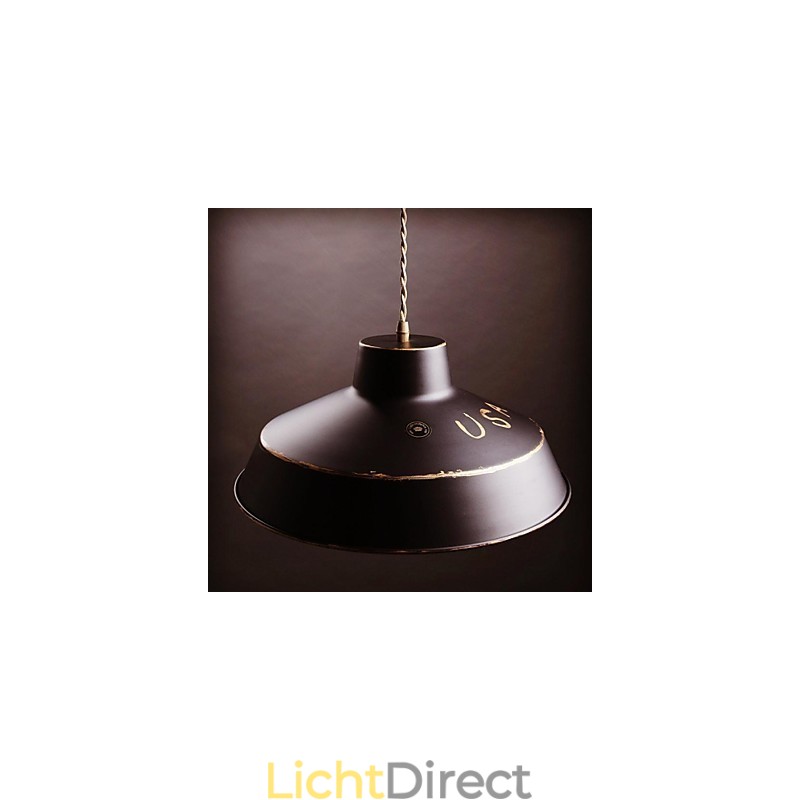 Moderne eigentijdse traditionele klassieke retro landelijke kom schilderij metalen kroonluchter