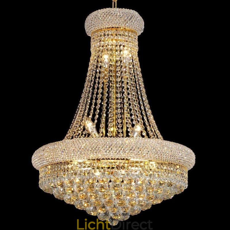 Kroonvormige kroonluchter Luxe kristallen hanglamp