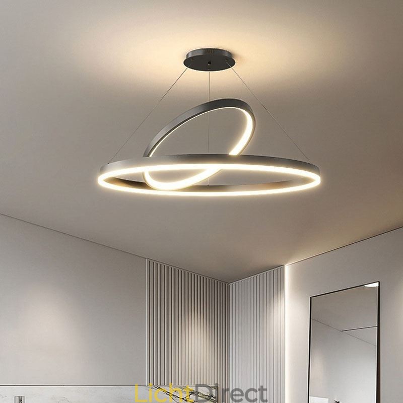 Moderne hanglamp cirkel ringen acryl hanglamp
