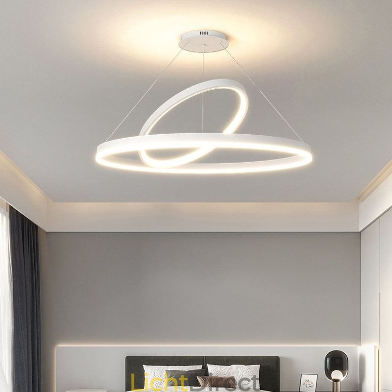 Moderne hanglamp cirkel ringen acryl hanglamp