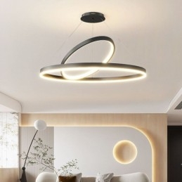 Moderne hanglamp cirkel ringen acryl hanglamp