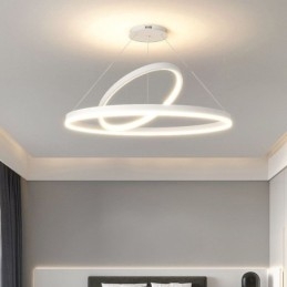 Moderne hanglamp cirkel ringen acryl hanglamp