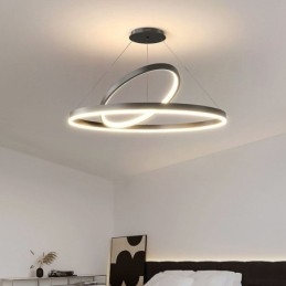 Moderne hanglamp cirkel ringen acryl hanglamp
