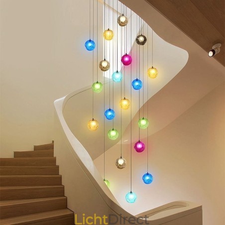 Moderne kristallen bol hanglamp kleurrijke kristallen kroonluchter (kleurrijke stijl neem contact met ons op) Moderne kristallen bol hanglamp kleurrijke kristallen kroonluchter (kleurrijke stijl neem contact met ons op)