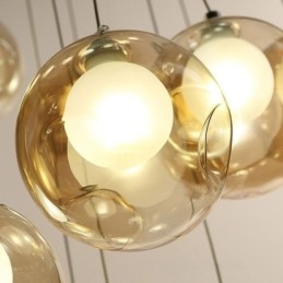 Moderne kristallen bol hanglamp kleurrijke kristallen kroonluchter (kleurrijke stijl neem contact met ons op)