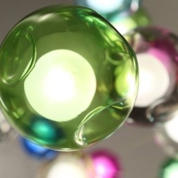 Moderne kristallen bol hanglamp kleurrijke kristallen kroonluchter (kleurrijke stijl neem contact met ons op)