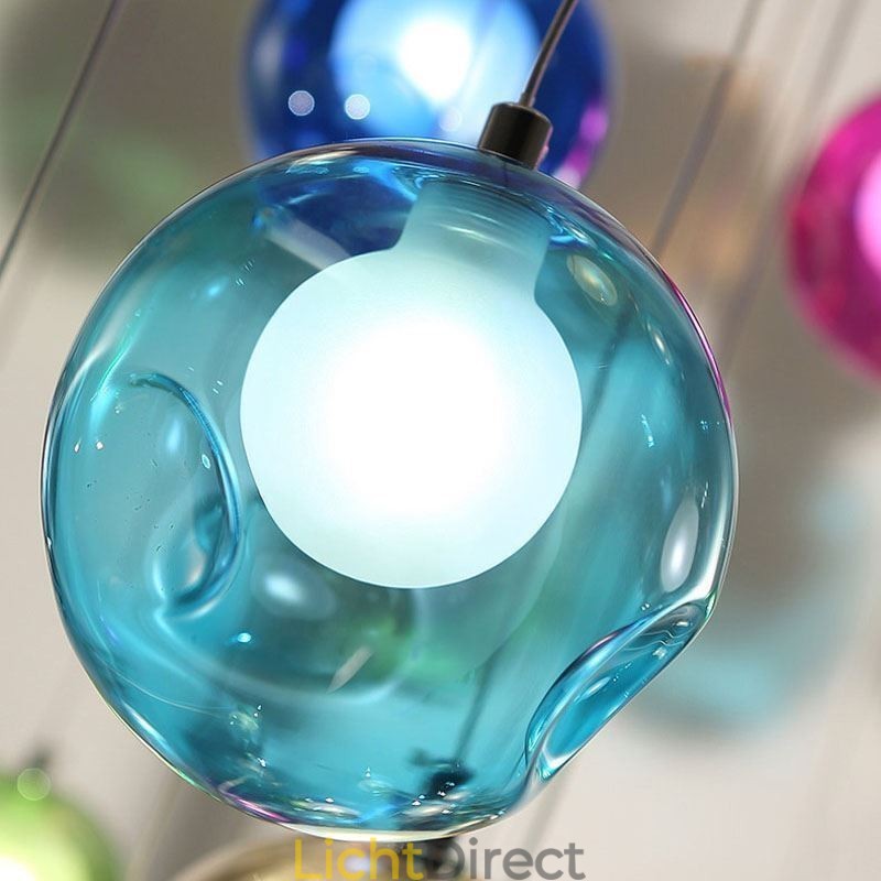 Moderne kristallen bol hanglamp kleurrijke kristallen kroonluchter (kleurrijke stijl neem contact met ons op)