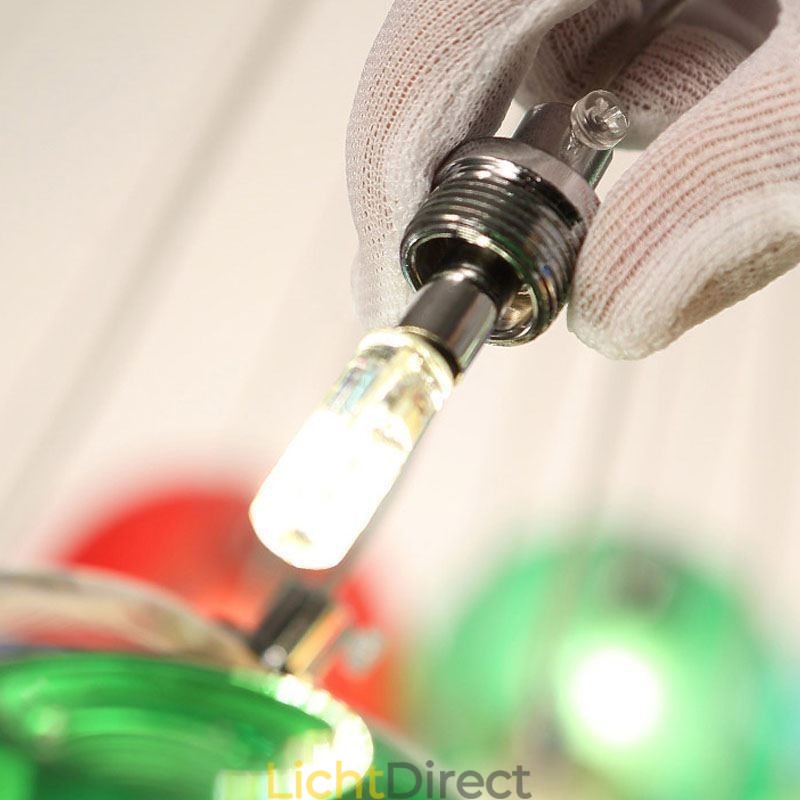 Moderne kristallen bol hanglamp kleurrijke kristallen kroonluchter (kleurrijke stijl neem contact met ons op)