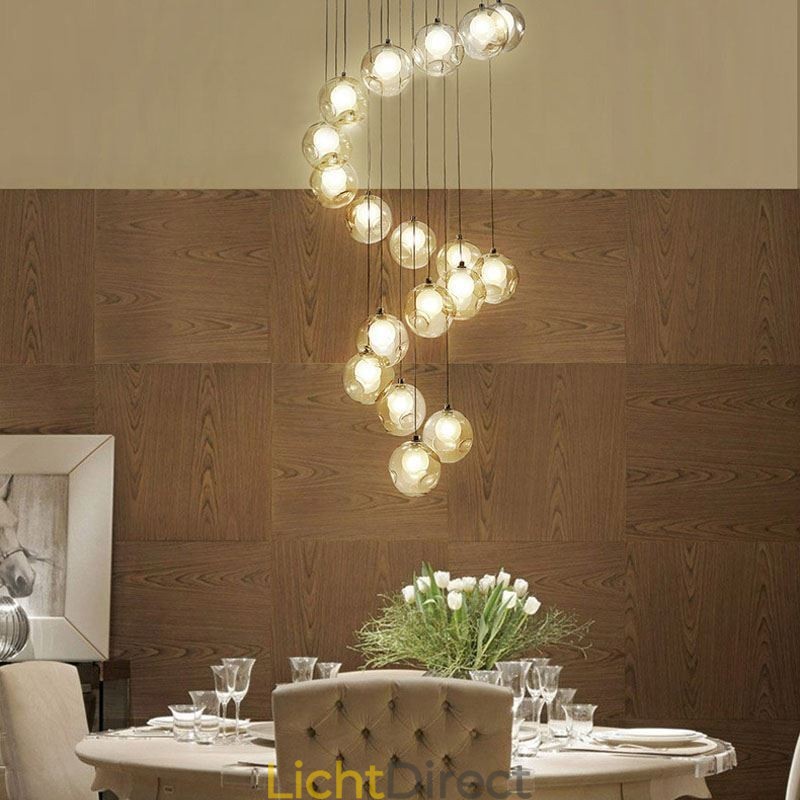 Moderne kristallen bol hanglamp kleurrijke kristallen kroonluchter (kleurrijke stijl neem contact met ons op)
