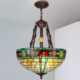 Gebrandschilderd glas hanglamp decoratieve hanglamp