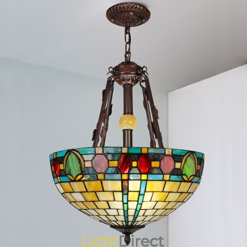 Gebrandschilderd glas hanglamp decoratieve hanglamp