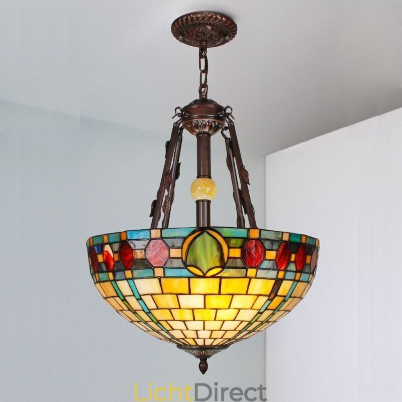 Gebrandschilderd glas hanglamp decoratieve hanglamp