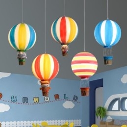 Kleurrijke heteluchtballon hanglamp acryl decoratielamp