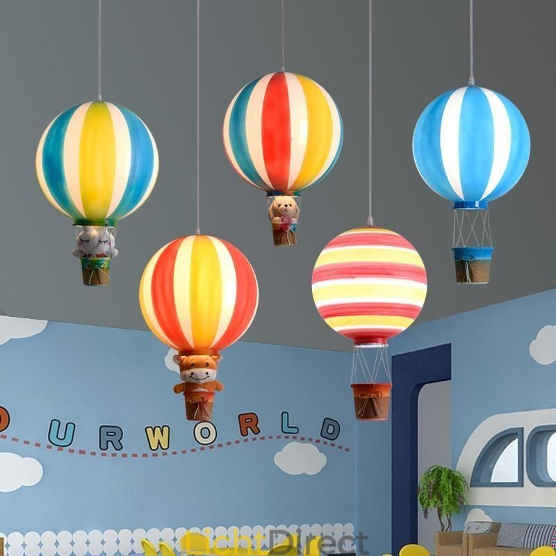 Kleurrijke heteluchtballon hanglamp acryl decoratielamp