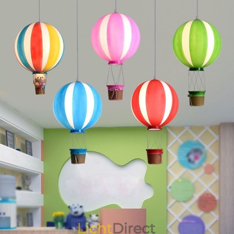 Kleurrijke heteluchtballon hanglamp acryl decoratielamp