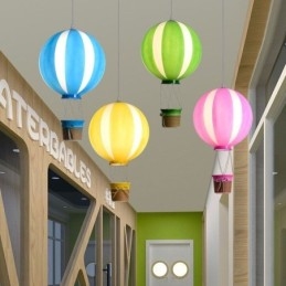 Kleurrijke heteluchtballon hanglamp acryl decoratielamp