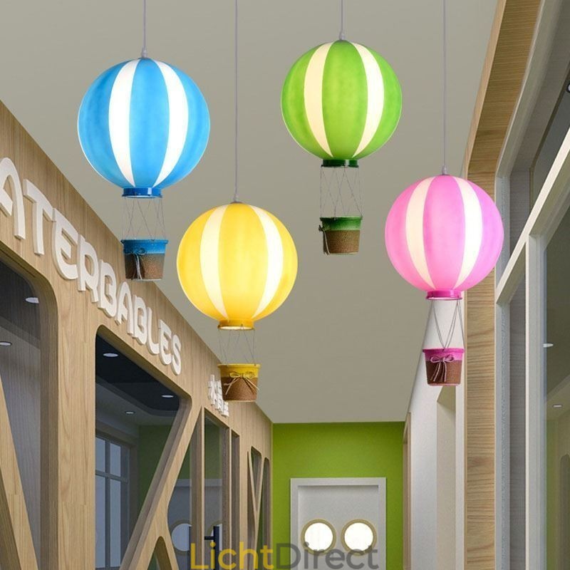 Kleurrijke heteluchtballon hanglamp acryl decoratielamp