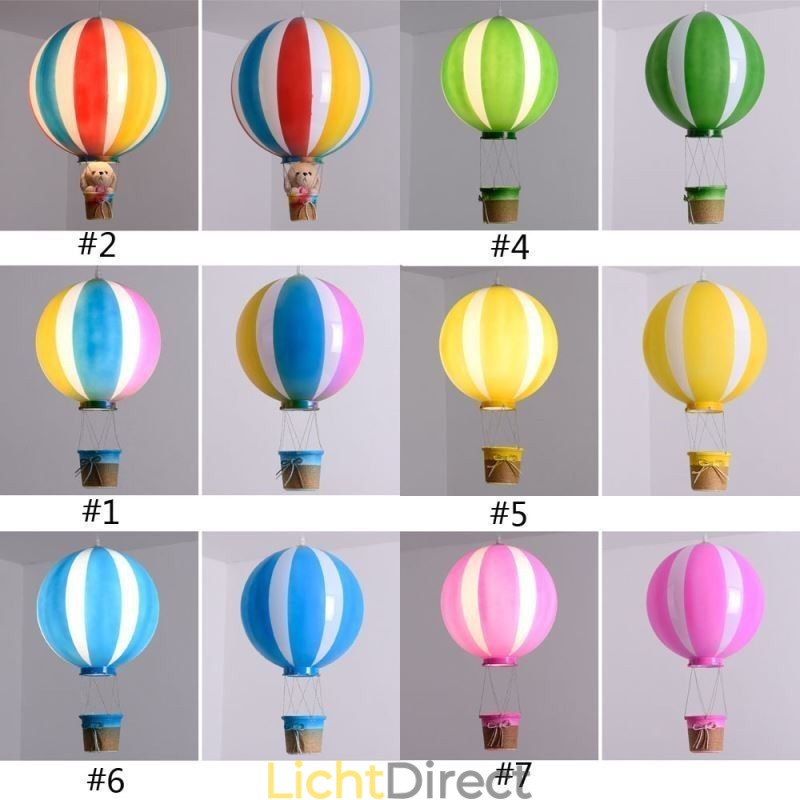 Kleurrijke heteluchtballon hanglamp acryl decoratielamp