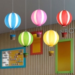 Kleurrijke heteluchtballon hanglamp acryl decoratielamp
