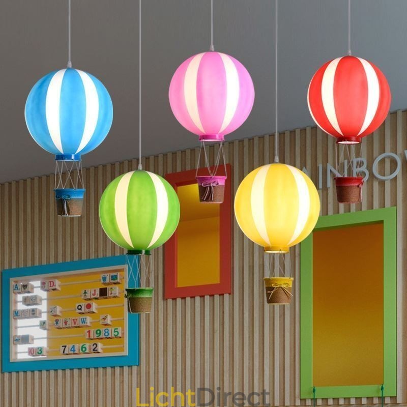 Kleurrijke heteluchtballon hanglamp acryl decoratielamp