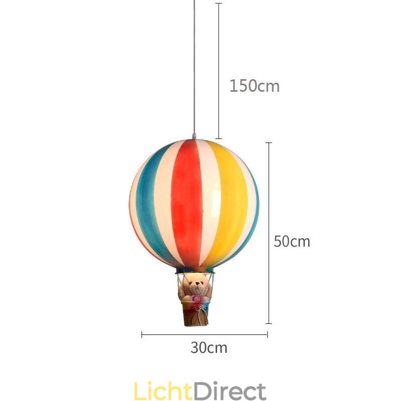 Kleurrijke heteluchtballon hanglamp acryl decoratielamp