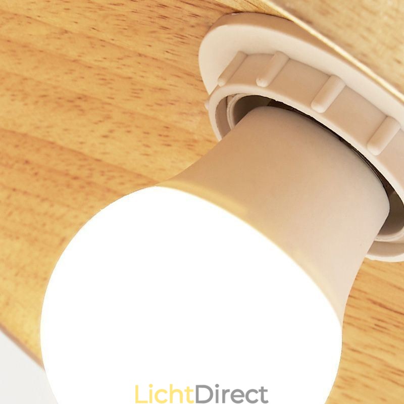 Japanse houten hanglamp Hoed Hanglamp