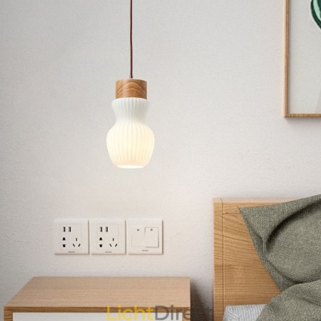 Japanse houten hanglamp glazen waterkoker hanglamp Japanse houten hanglamp glazen waterkoker hanglamp