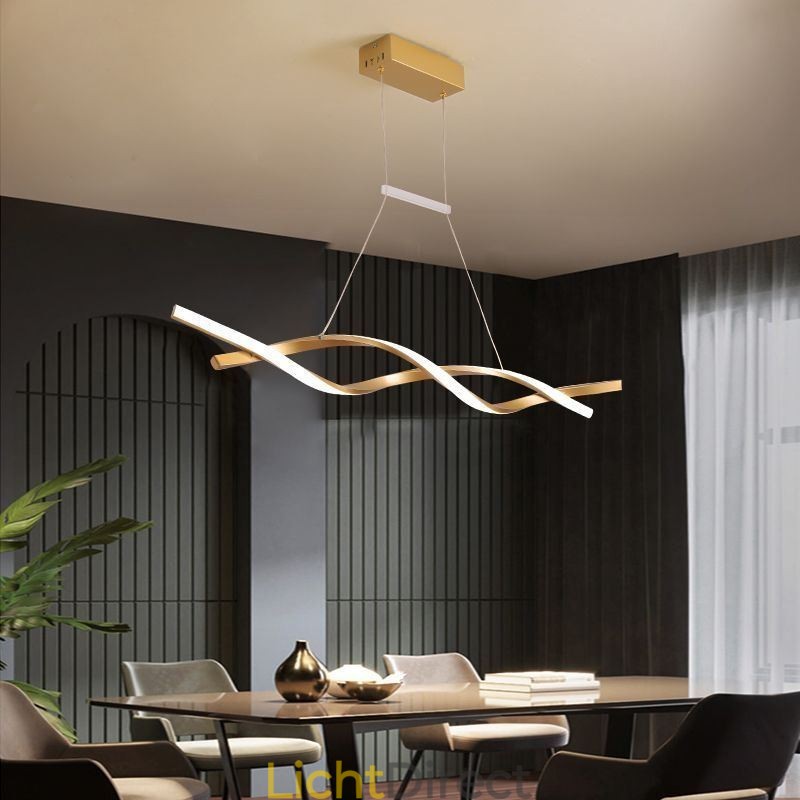 Moderne hanglamp Twist Design Hanglamp Eetkamer