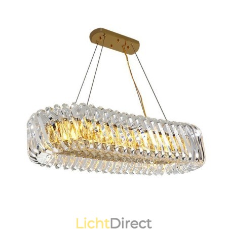 Luxe glazen hanglamp Europese stijl kroonluchter Luxe glazen hanglamp Europese stijl kroonluchter