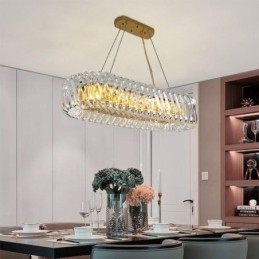 Luxe glazen hanglamp Europese stijl kroonluchter