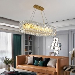 Luxe glazen hanglamp Europese stijl kroonluchter