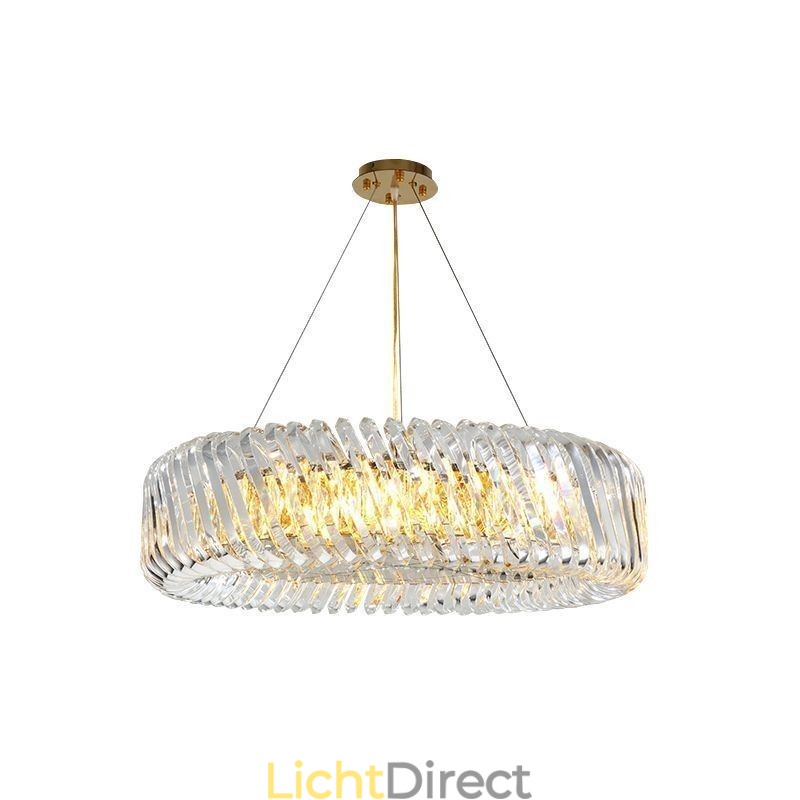 Europese hanglamp ronde glazen decoratie hanglamp