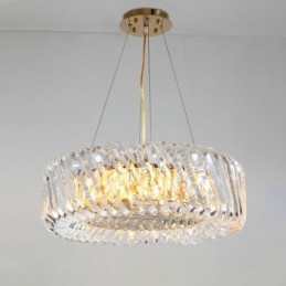 Europese hanglamp ronde glazen decoratie hanglamp