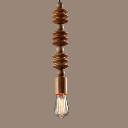 Kroonluchter Mini Stijl Traditioneel Klassiek Hout Bamboe